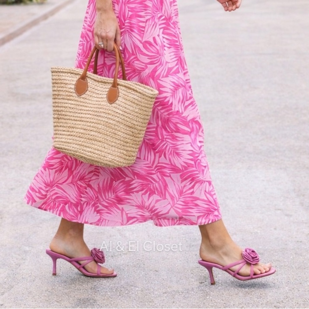 Dolce Vita Zelly Pink Strappy Mule Heels | Size 7 | New With Box
